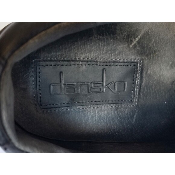DANSKO Men's Wyatt Oxford Shoes Black Leather Lace Up Sz 43 9.5 10 - Picture 3 of 16